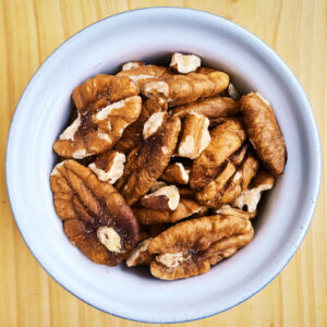Raw Pecan Nuts Halves and Pieces