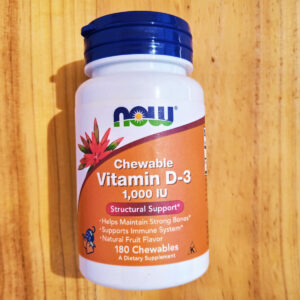 Now Foods Vitamin D3 Chewable 1000iu - 180 Tablets