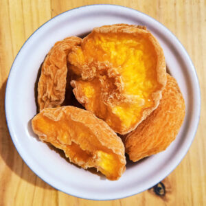 Sundried Cling Peaches Unpeeled - A Grade