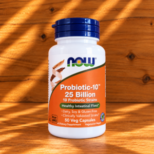 Now Foods Probiotic 10 Strain 25 Billion - 50 Vegan Capsules