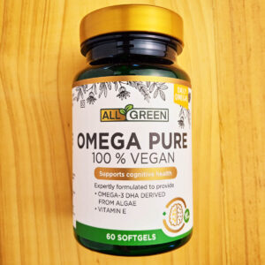 All Green Omega Pure Omega 3 DHA Vegan Plantbased