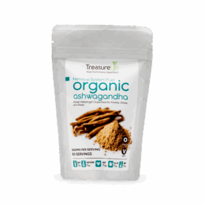 TreasureLife Organic Ashwagandha Powder - 60 grams