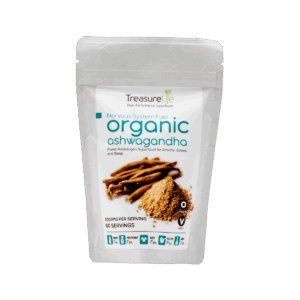 TreasureLife Organic Ashwagandha Powder - 60 grams