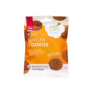 Happy Earth People Mini Ginger Cookies 32g