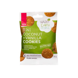 Happy Earth People Mini Coconut & Vanilla Cookies 32g