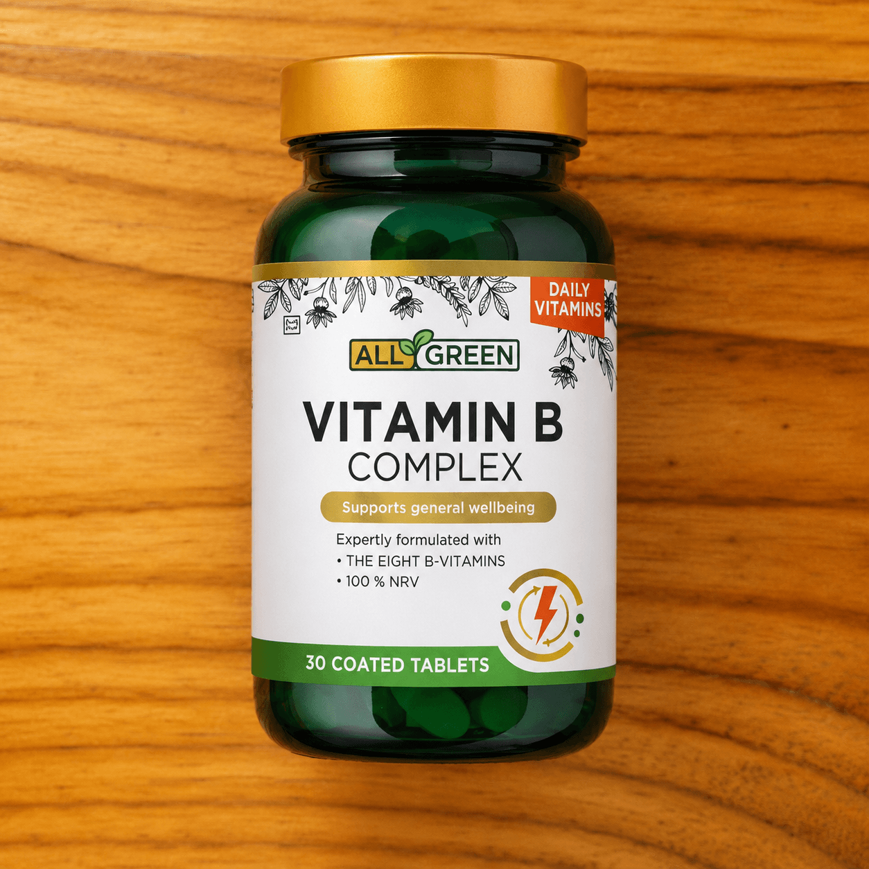 Vitamin B Complex Supports general wellbeing
